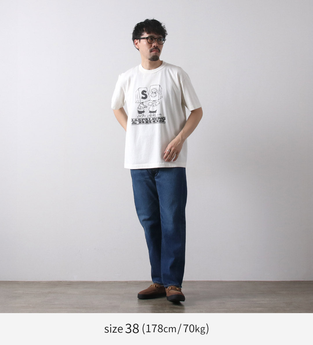 A.G.SPALDING & BROS / 素描本印花 T 恤