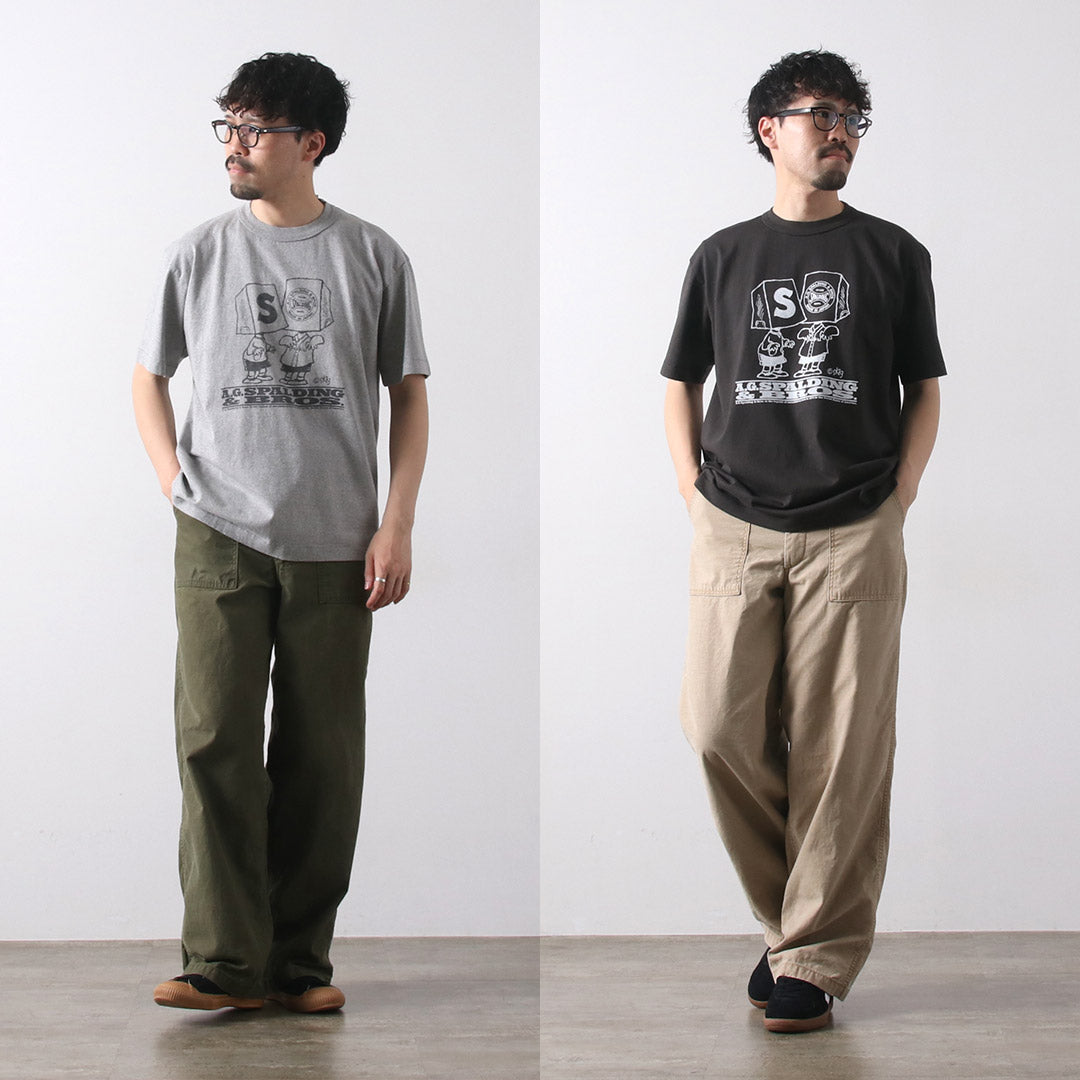 A.G.SPALDING & BROS / 素描本印花 T 恤