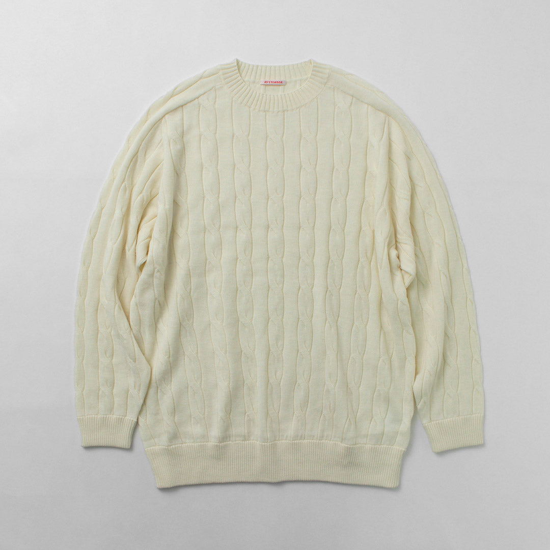 RYE TENDER / Bleecker 絞花毛衣