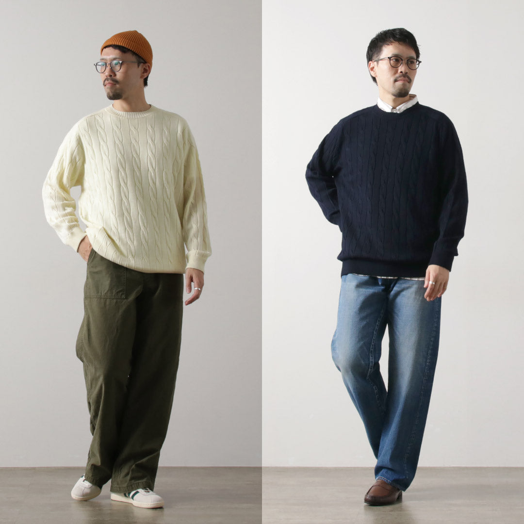 RYE TENDER / Bleecker 絞花毛衣