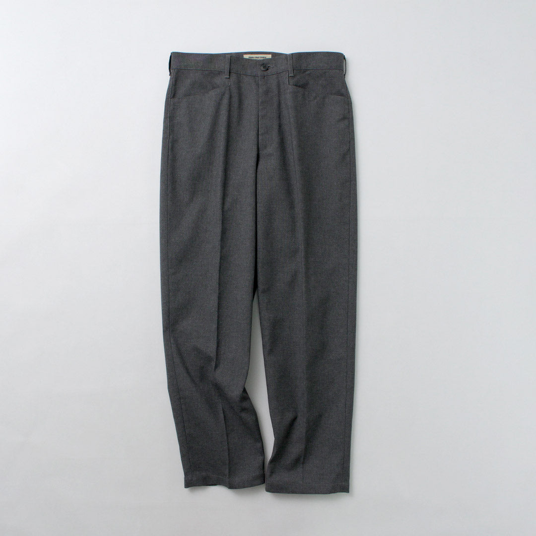 FOB FACTORY / F0538 STA-PREST Pantalón ancho