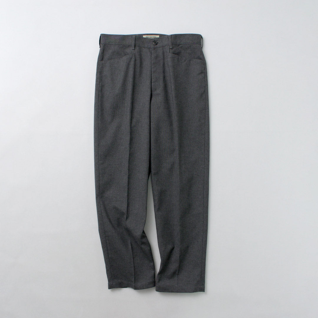 FOB FACTORY / F0538 STA-PREST Pantalón ancho