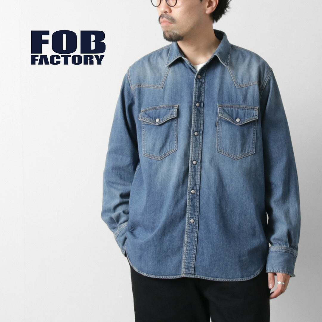 FOB FACTORY / F3506 西部牛仔襯衫