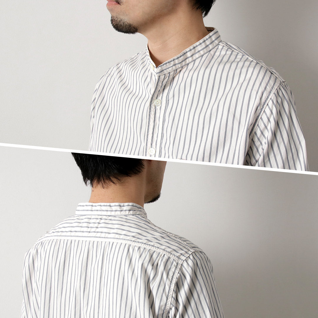 FOB FACTORY / F3509 Band Collar Shirt