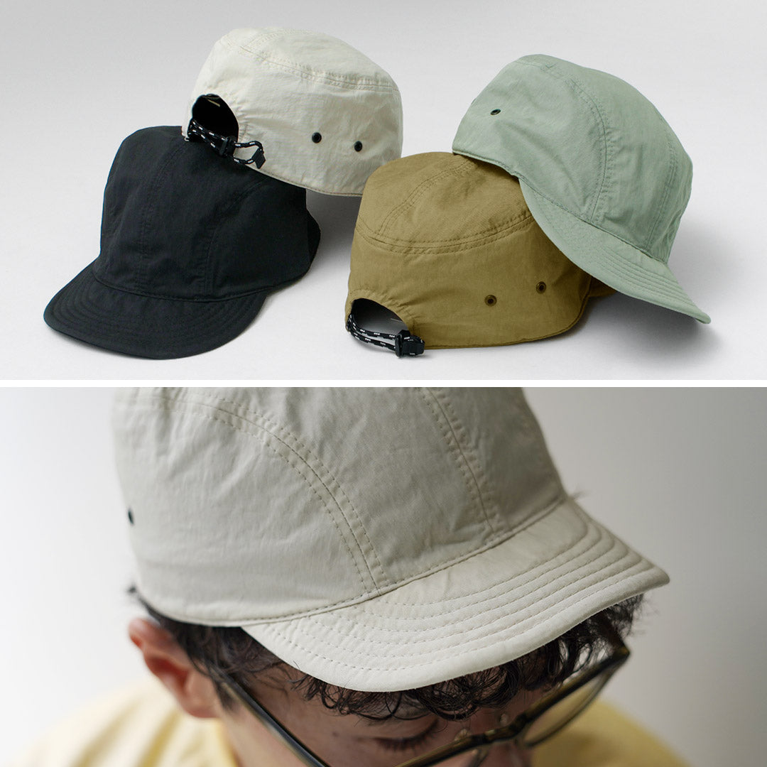 HIGHER / Gorra activa de sarga de alta densidad de nailon y algodón