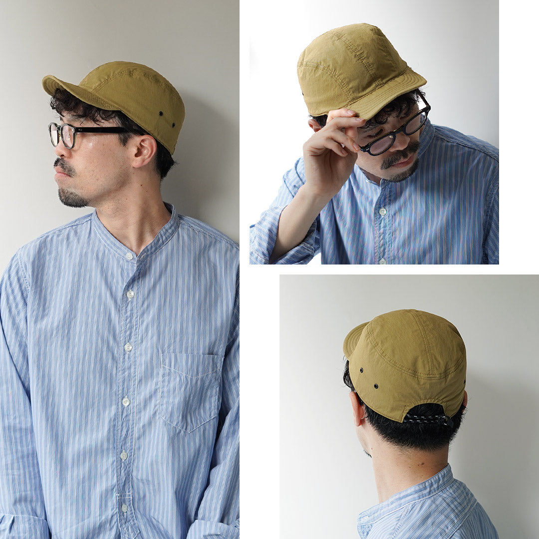 HIGHER / Gorra activa de sarga de alta densidad de nailon y algodón