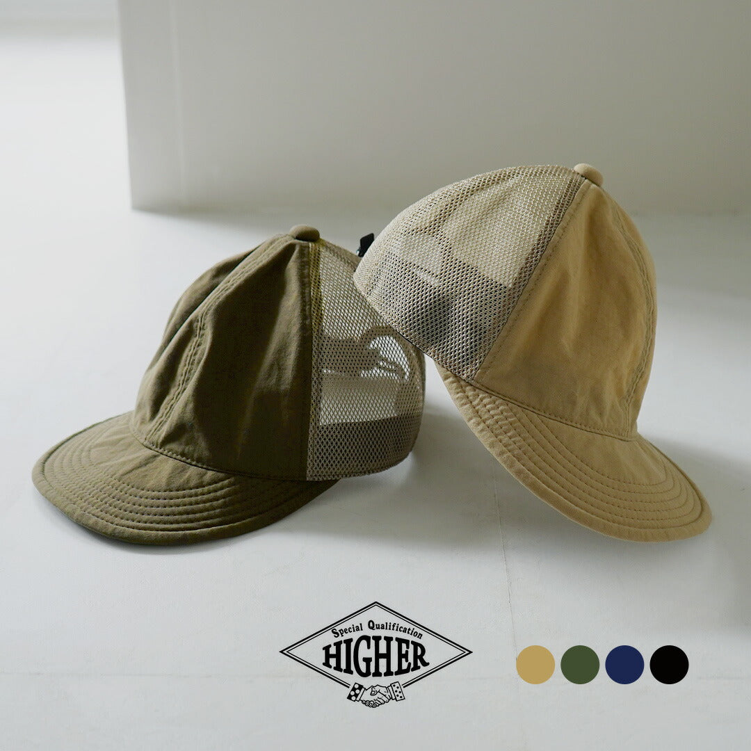 HIGHER / 復古尼龍牛網帽