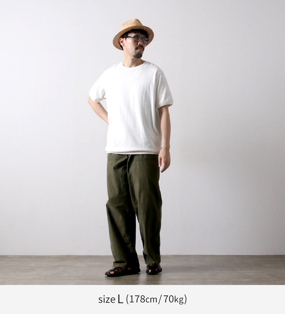GOHEMP / Camiseta acanalada pesada de 10 oz