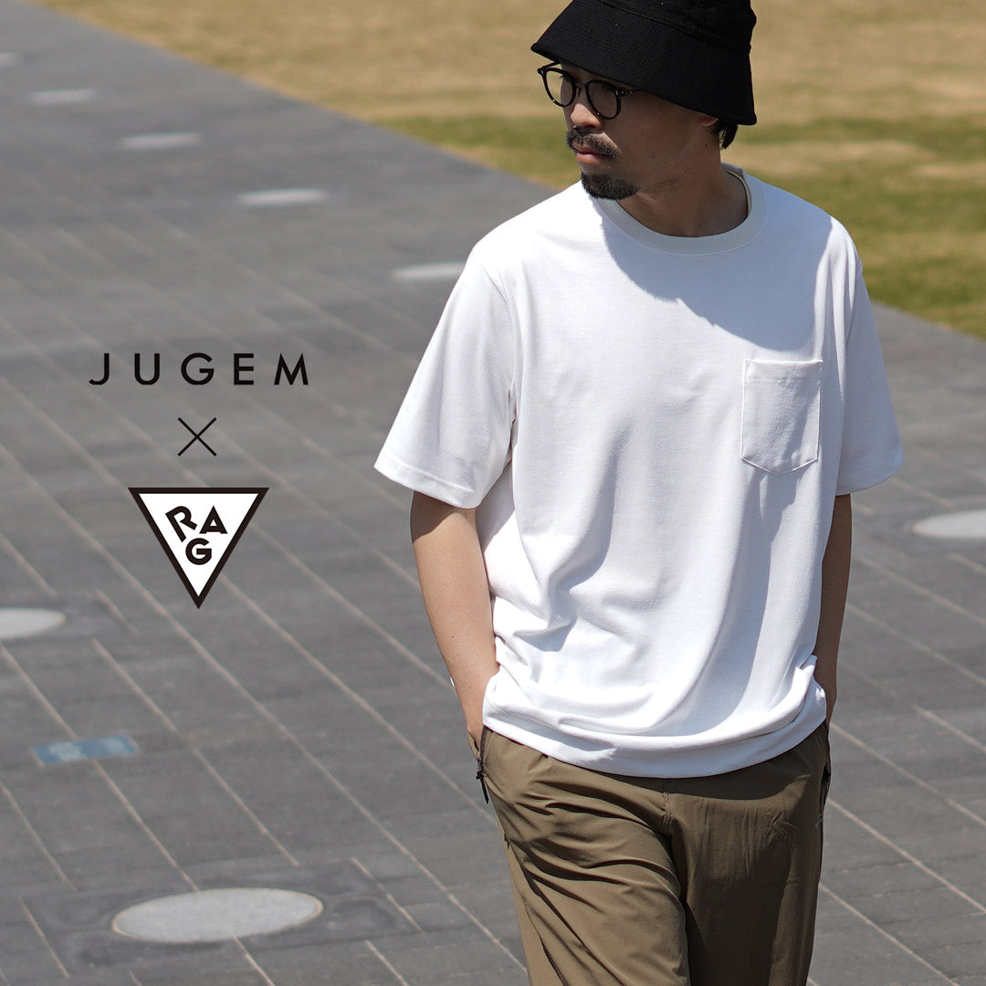 Collaboration JUGEM / RAG T-shirt à poche sans couture