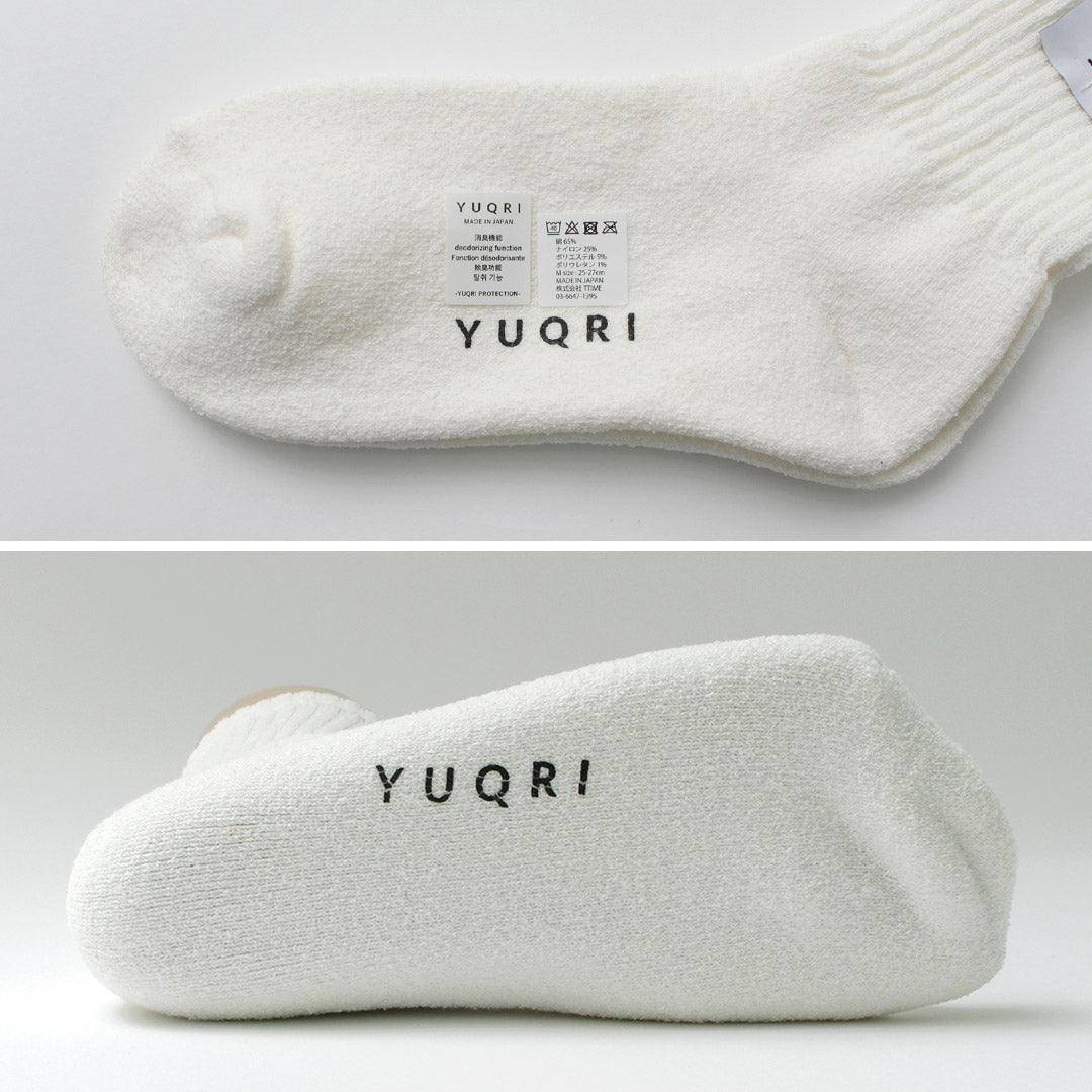 YUQRI / Puffy Puff 毛绒短圆袜