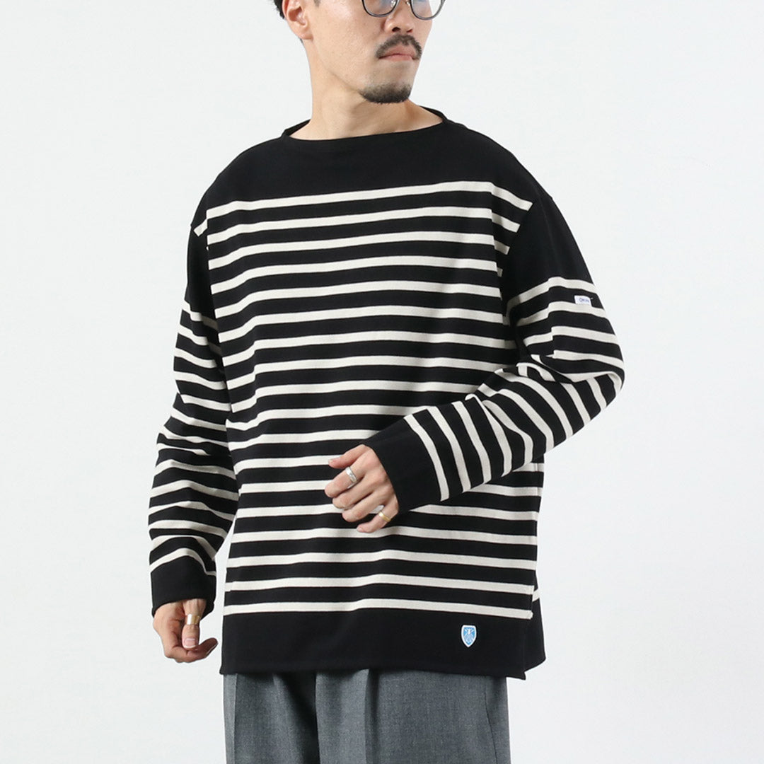 ORCIVAL / 릴랙스핏 보트넥 긴팔 풀오버