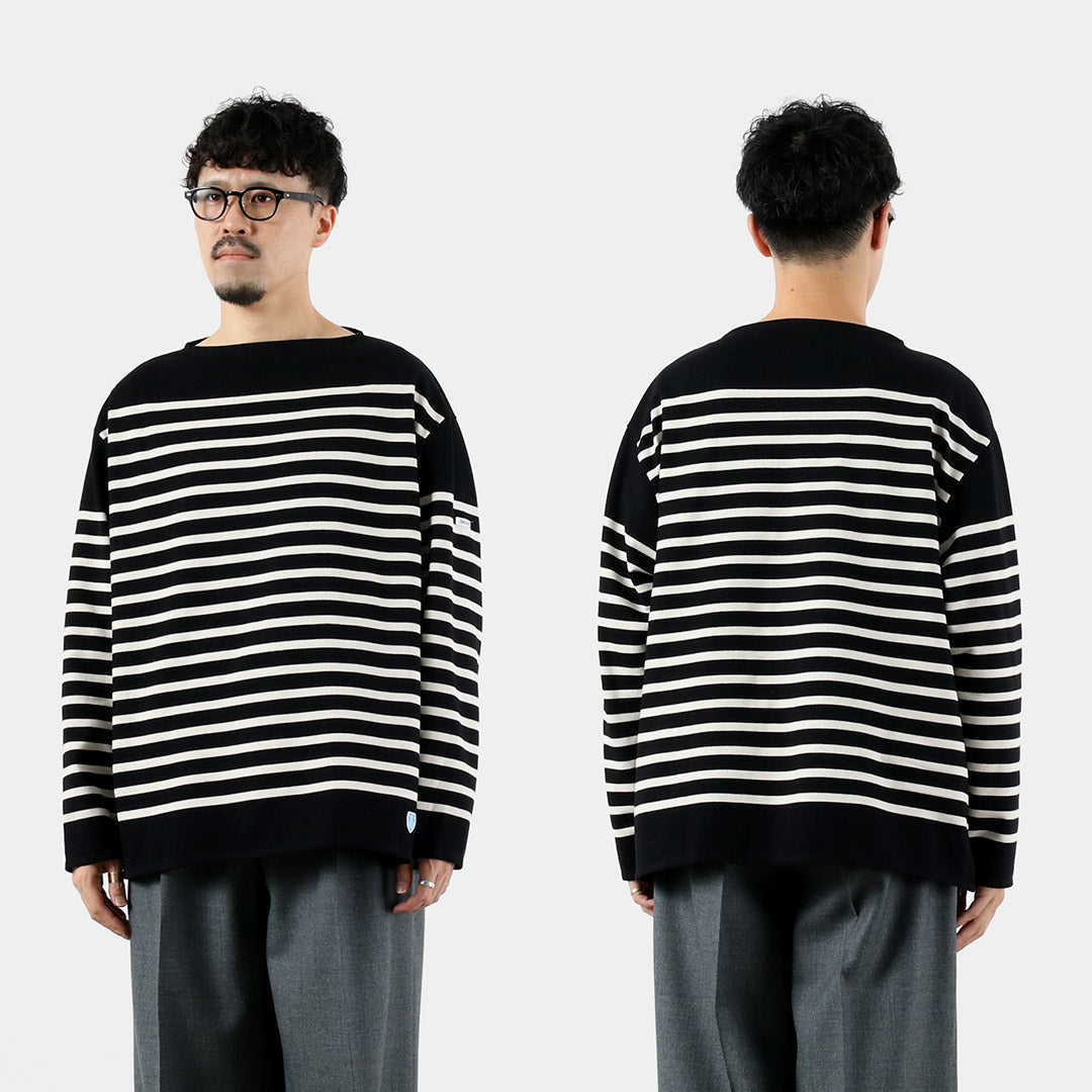 ORCIVAL / 릴랙스핏 보트넥 긴팔 풀오버