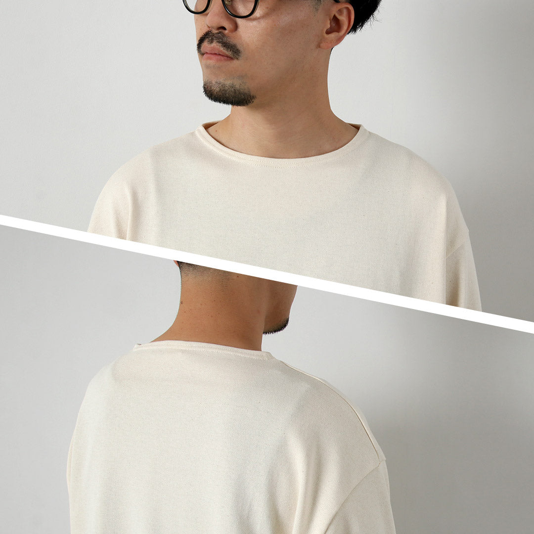 ORCIVAL / Jersey liso de manga larga con cuello redondo