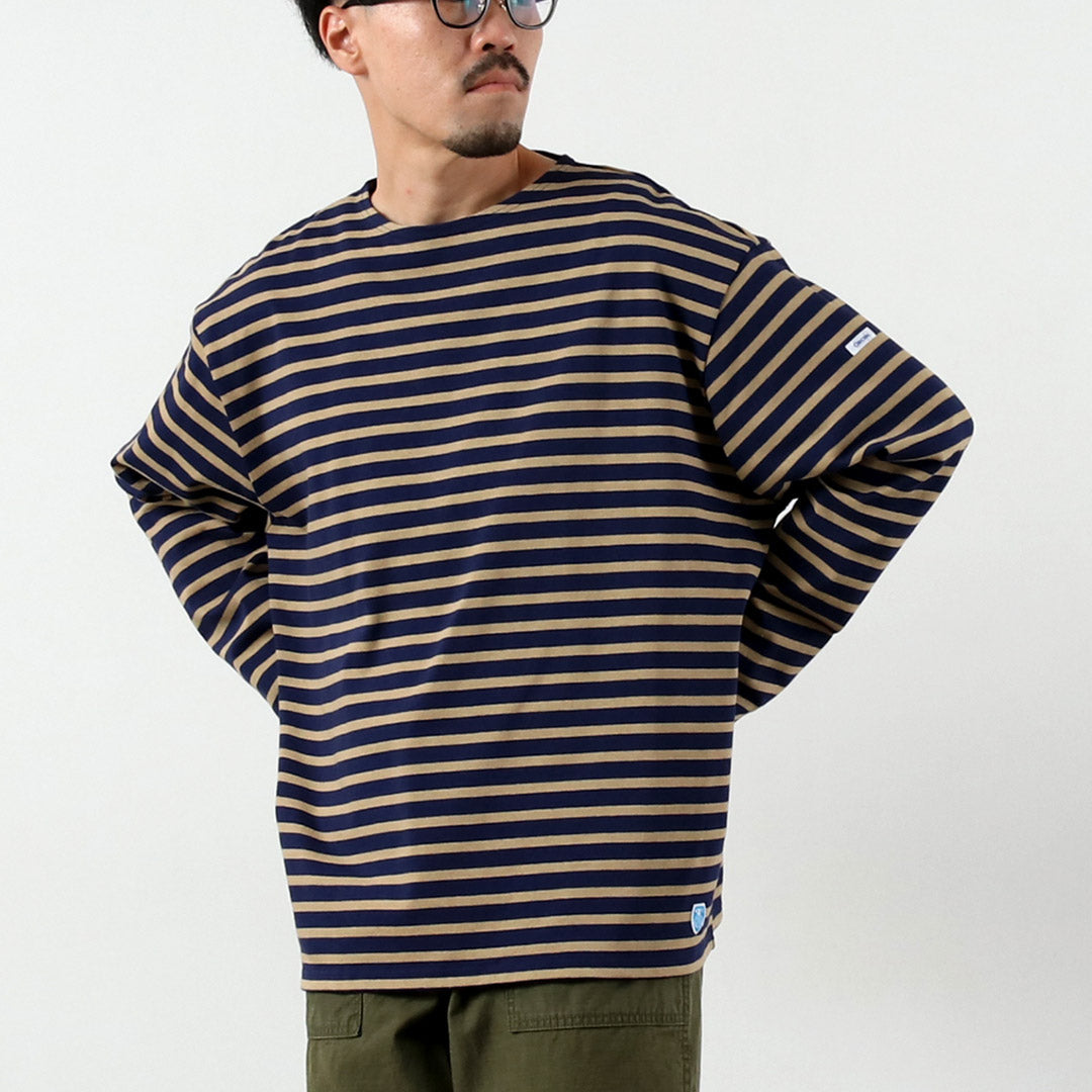 ORCIVAL / 條紋圓領長袖套頭衫