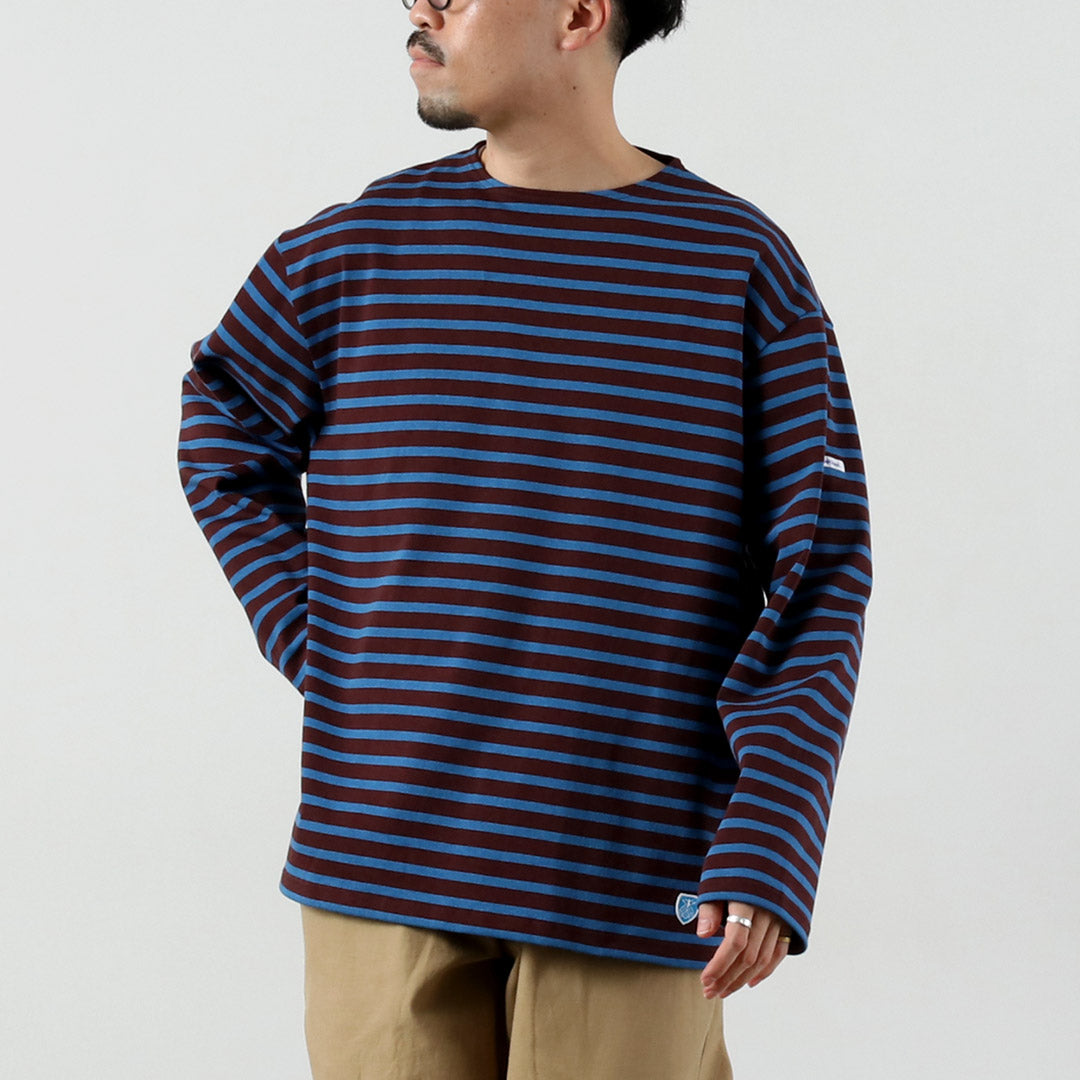 ORCIVAL / 條紋圓領長袖套頭衫