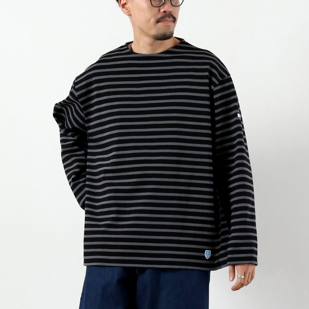 ORCIVAL / 條紋圓領長袖套頭衫