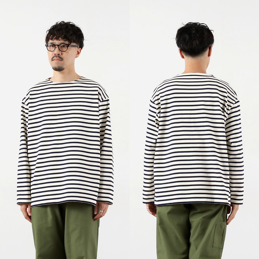 ORCIVAL / 條紋圓領長袖套頭衫