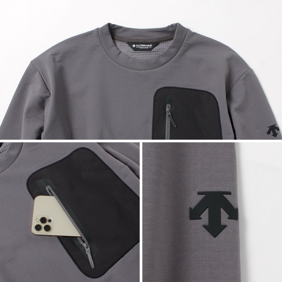 DESCENTE ALLTERRAIN81 / 空气网格圆领运动衫