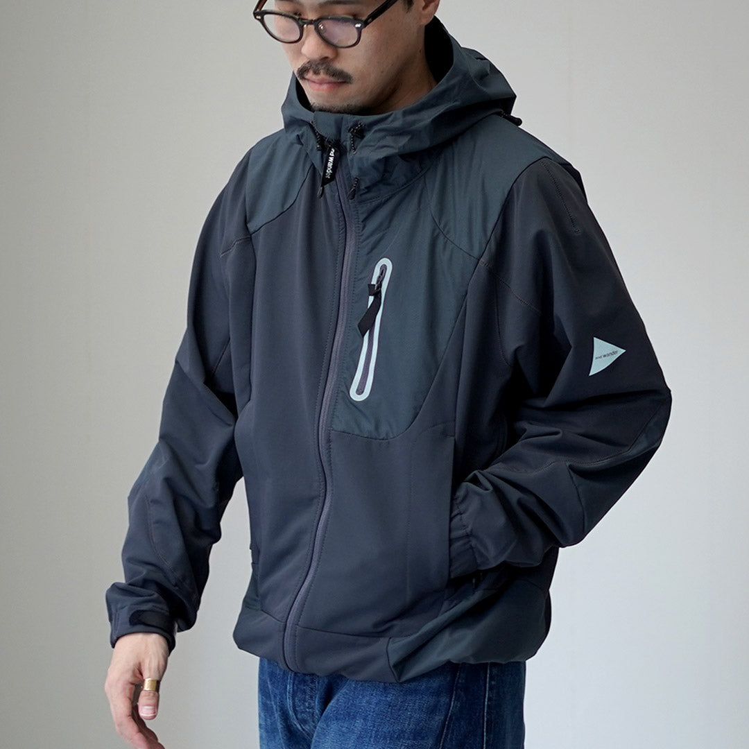 AND WANDER / Veste Shell Extensible