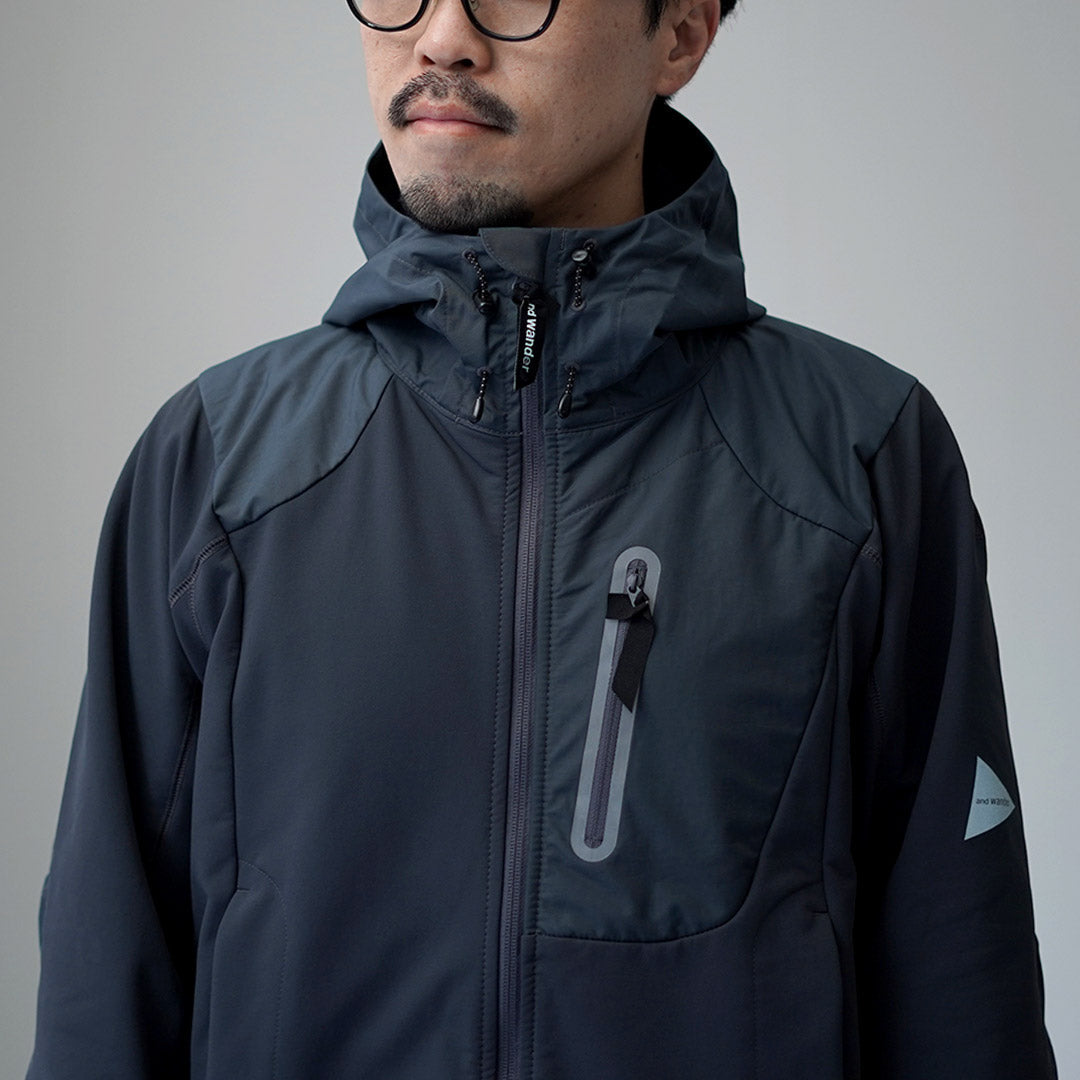 AND WANDER / Veste Shell Extensible