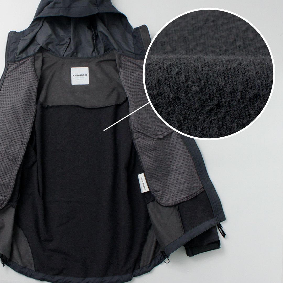AND WANDER / Veste Shell Extensible