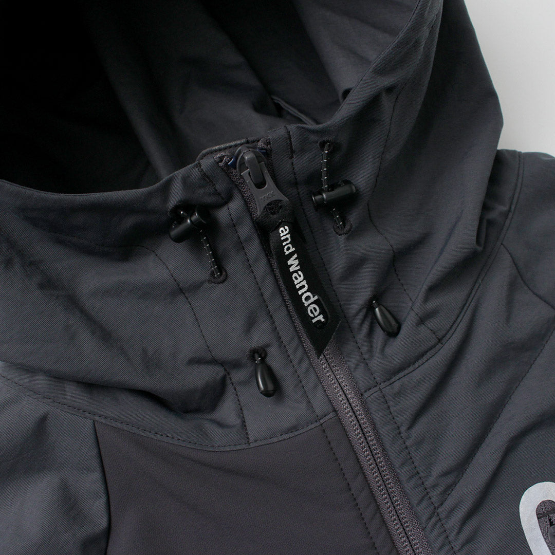 AND WANDER / Veste Shell Extensible