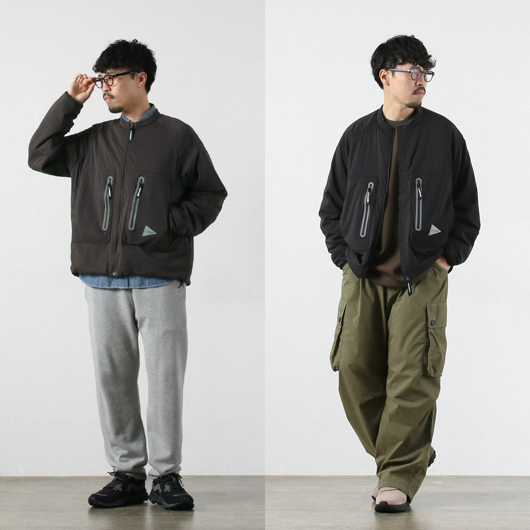 AND WANDER / Chaqueta sin cuello Alpha AIR