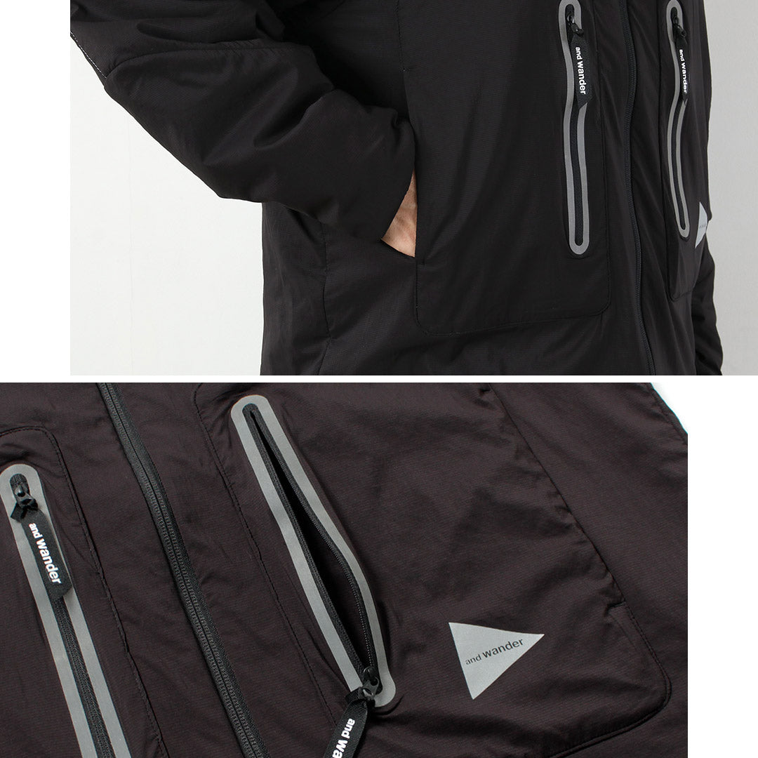 AND WANDER / Chaqueta sin cuello Alpha AIR