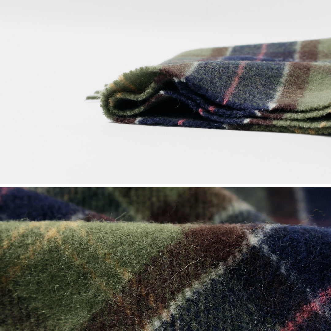 BARBOUR / Bufanda de lana de cordero tartán