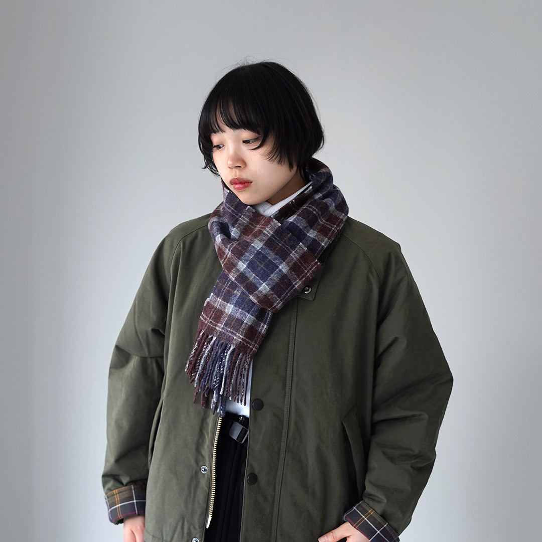 BARBOUR / Bufanda de lana de cordero tartán