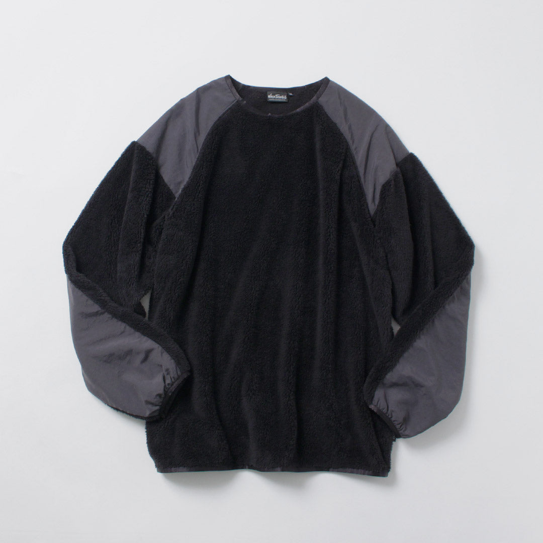 WILDTHINGS / Jersey de cuello redondo Shaggy de nivel 3