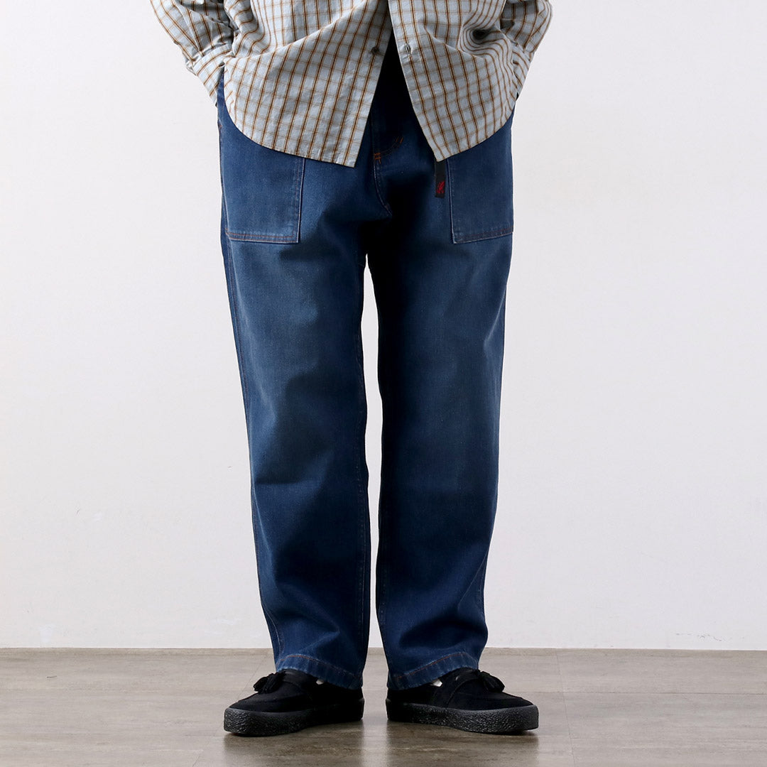 GRAMICCI / Stretch Denim Loose Tapered Ridge Pants