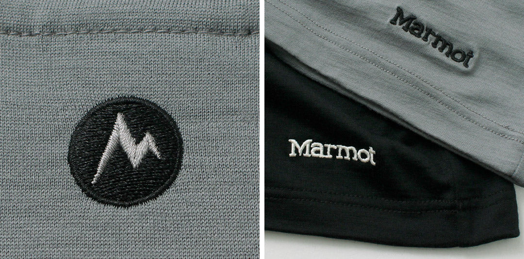 MARMOT / T-shirt à manches longues en laine mérinos