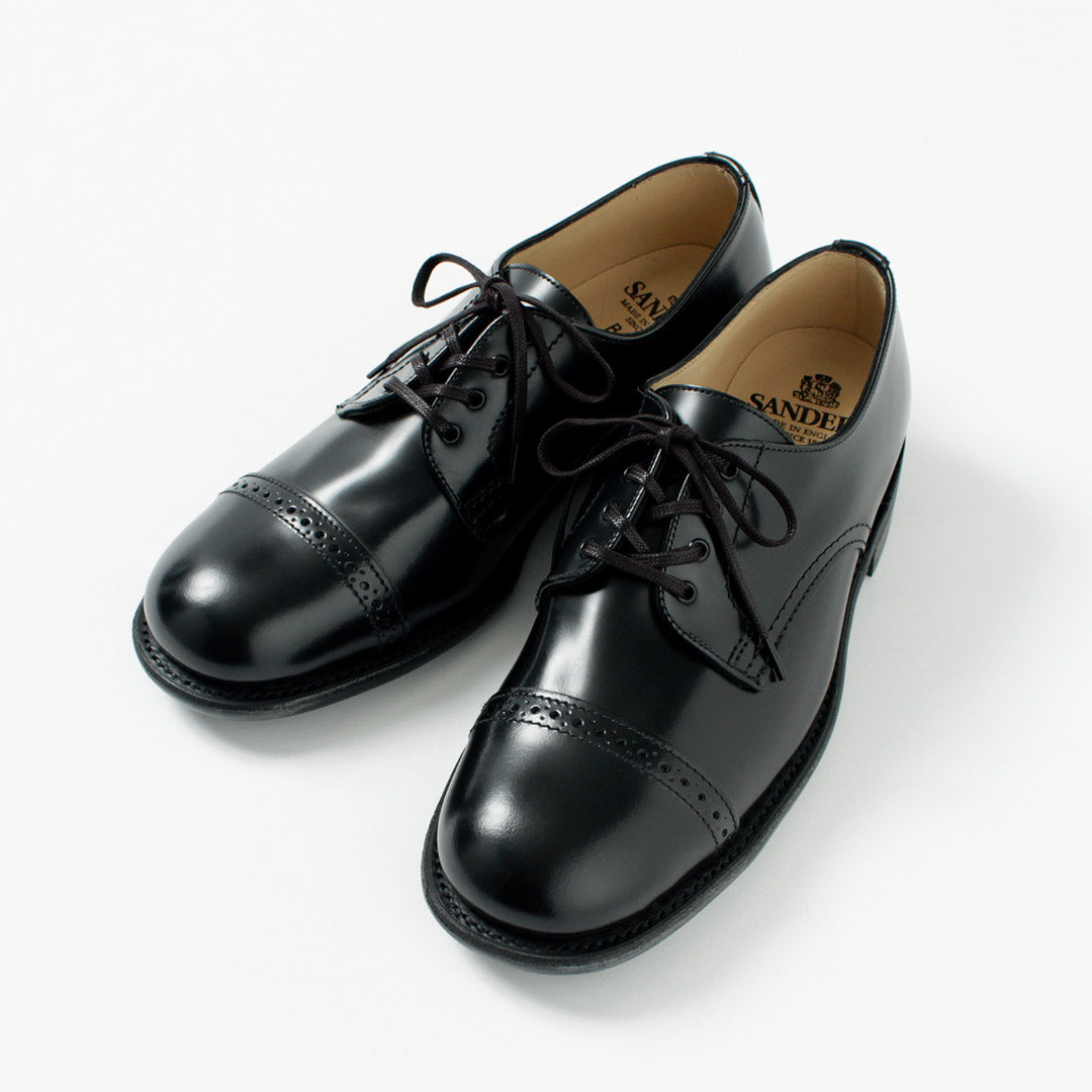 SANDERS / 1944B1 Punched Cap Derby Shoes