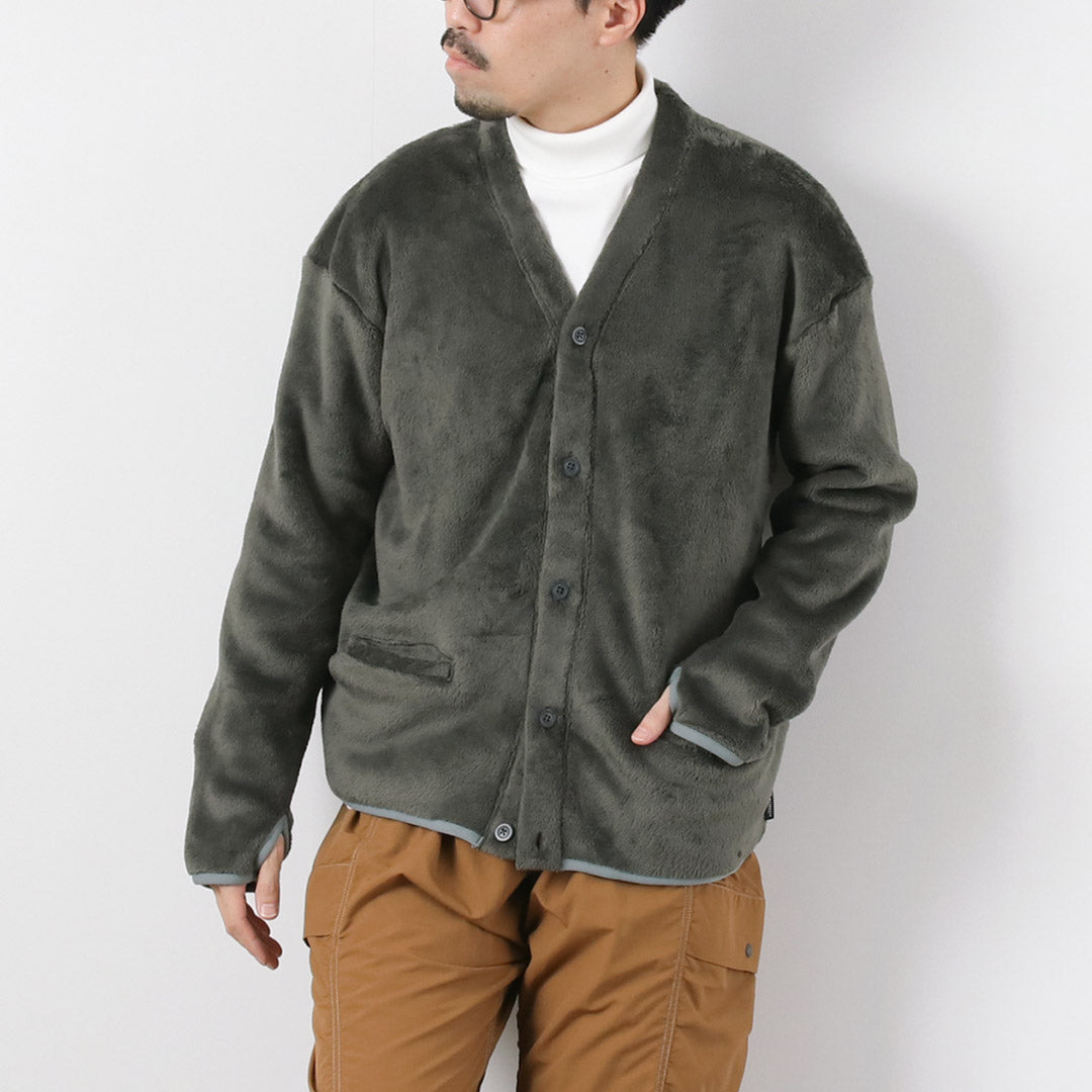 AXESQUIN / POLARTEC High Loft Button Cardigan