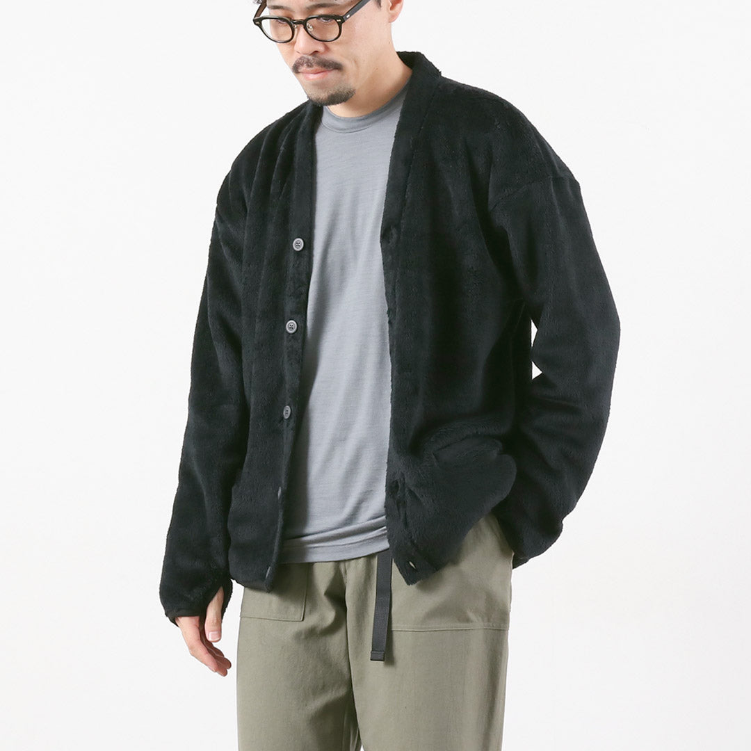 AXESQUIN / POLARTEC High Loft Button Cardigan