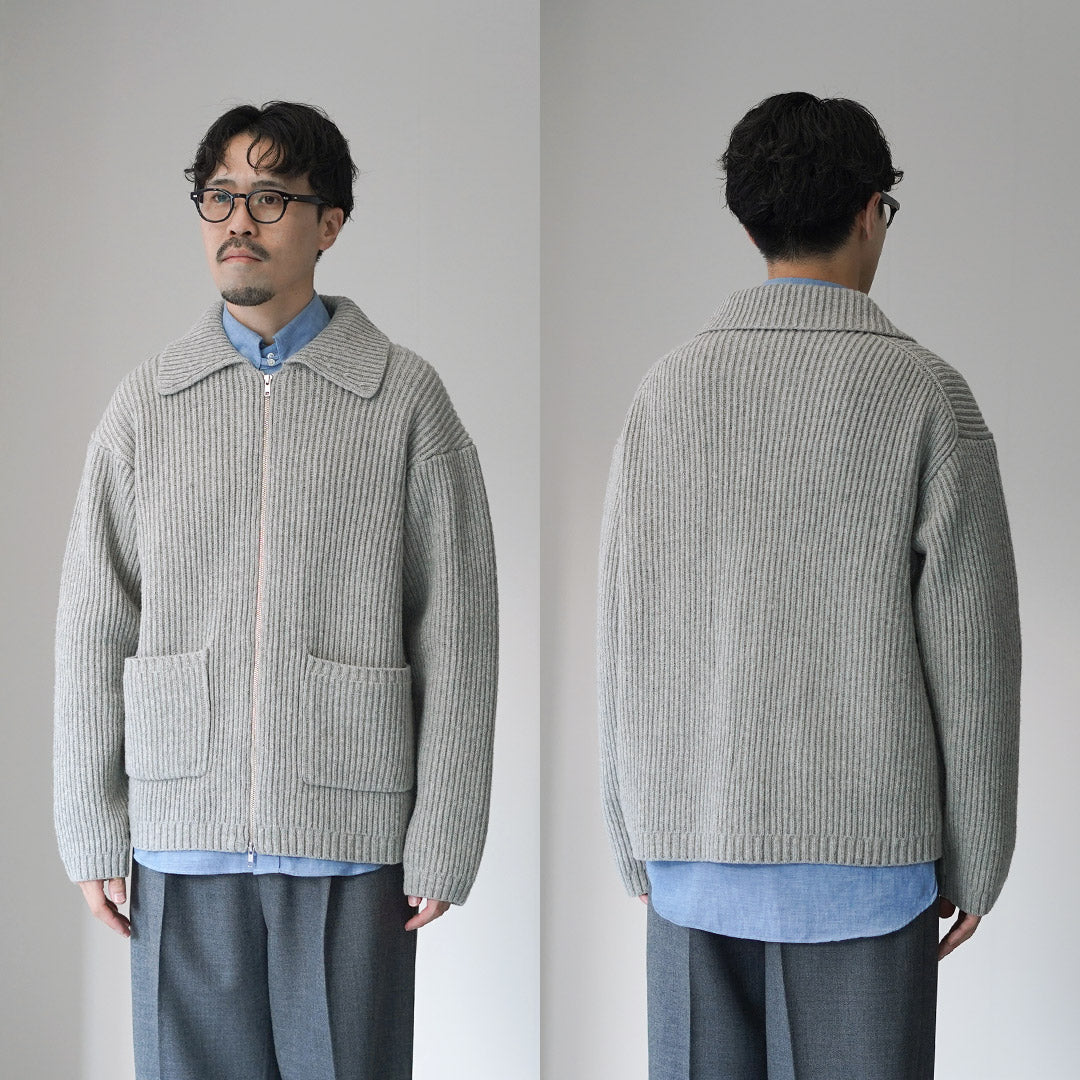 RYE TENDER / Veste Jerome Blouson en tricot entièrement zippé