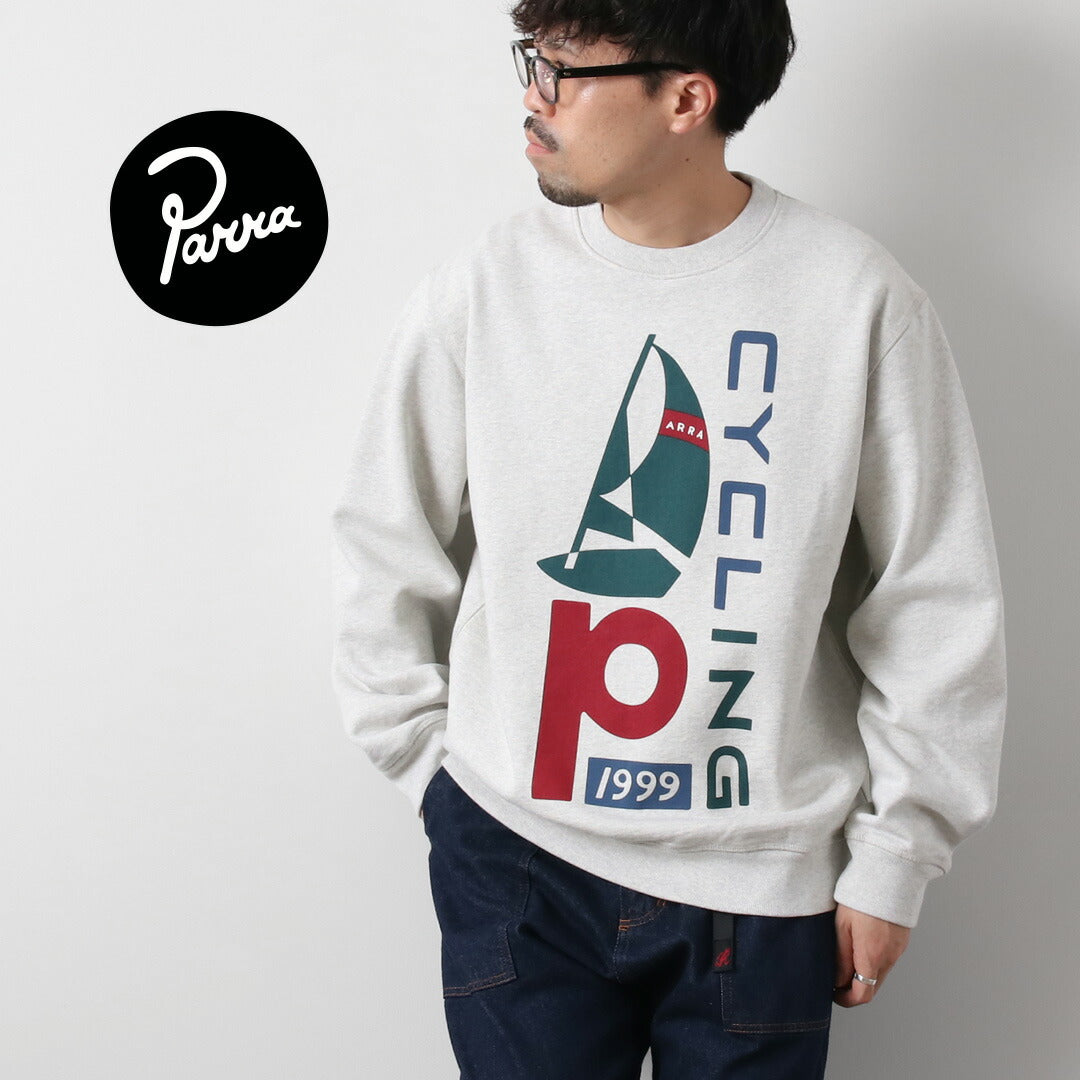 BY PARRA / 帆船自行車圓領運動衫