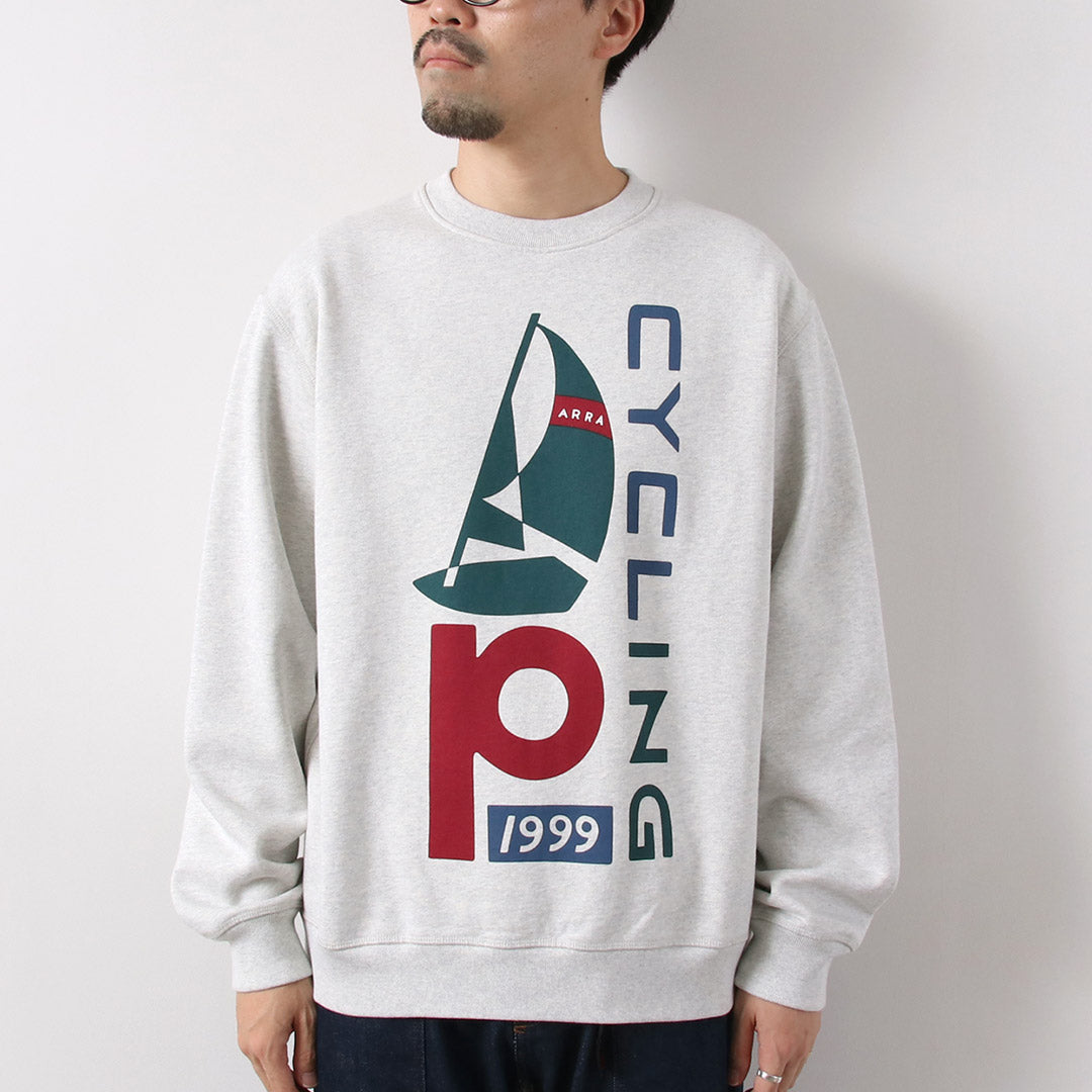 BY PARRA / 帆船自行車圓領運動衫