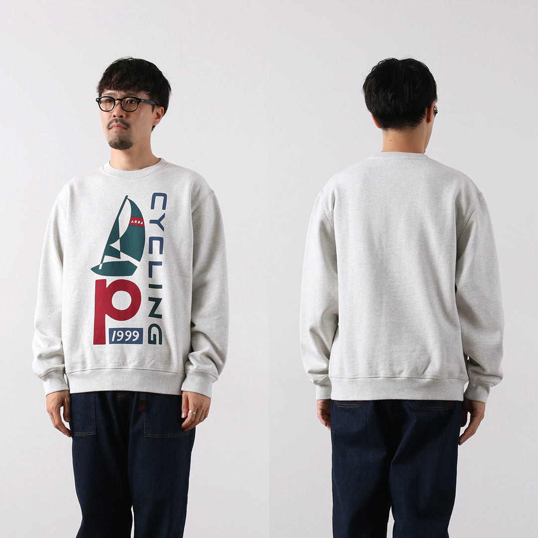 BY PARRA / 帆船自行車圓領運動衫