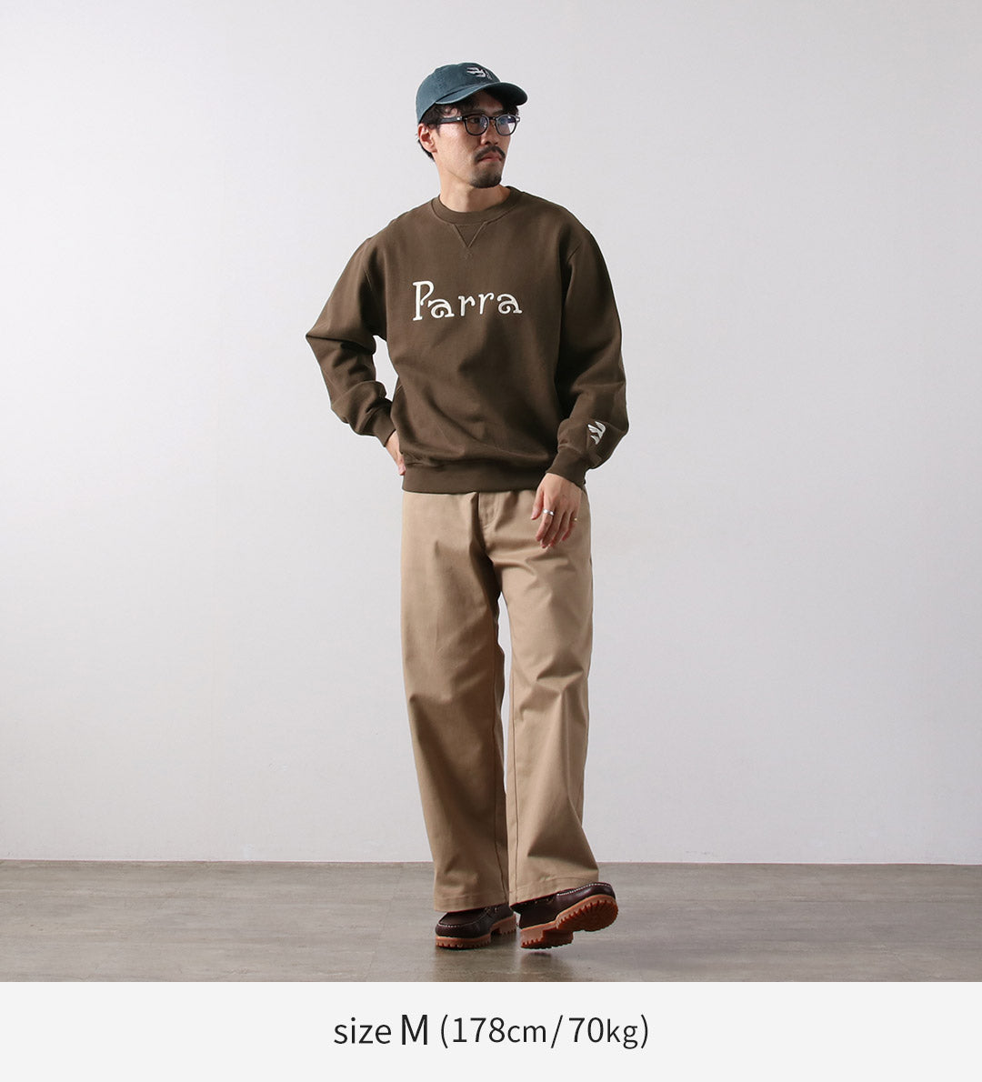 PAR PARRA / Sweat-shirt à col rond avec logo Weird Trad