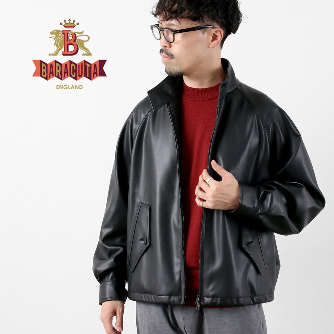 BARACUTA / G4 箱形夾克人造革