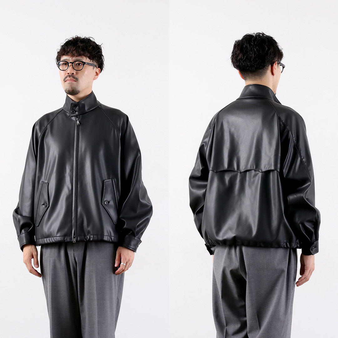 BARACUTA / G4 箱形夾克人造革