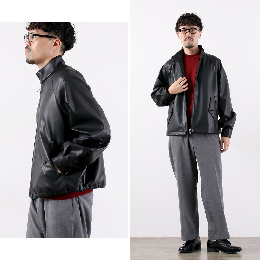 BARACUTA / G4 箱形夾克人造革