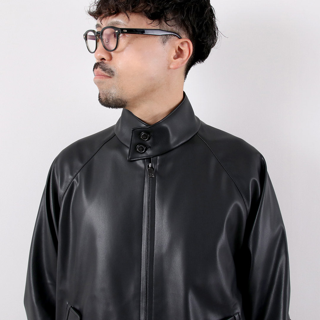 BARACUTA / G4 箱形夾克人造革