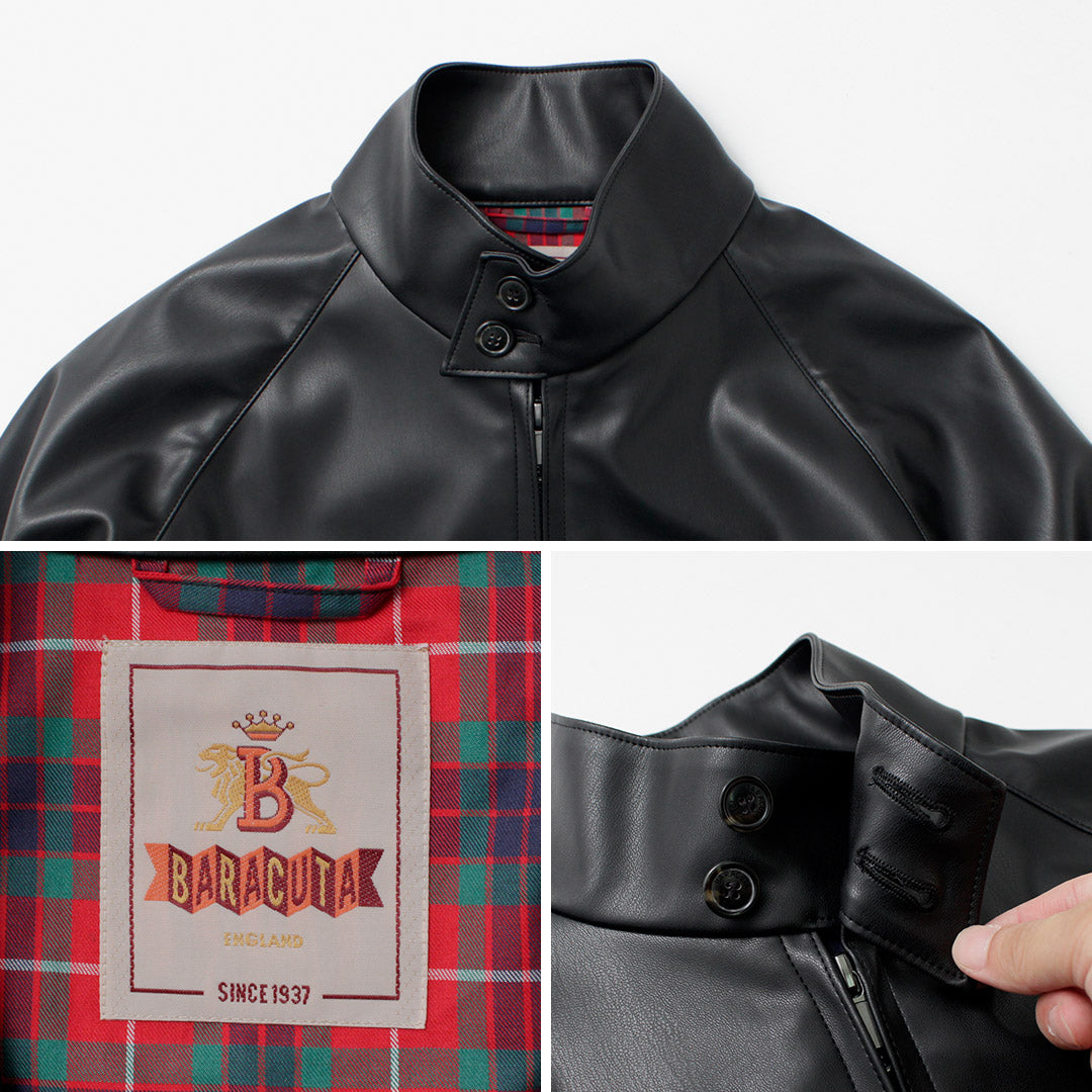 BARACUTA / G4 箱形夾克人造革