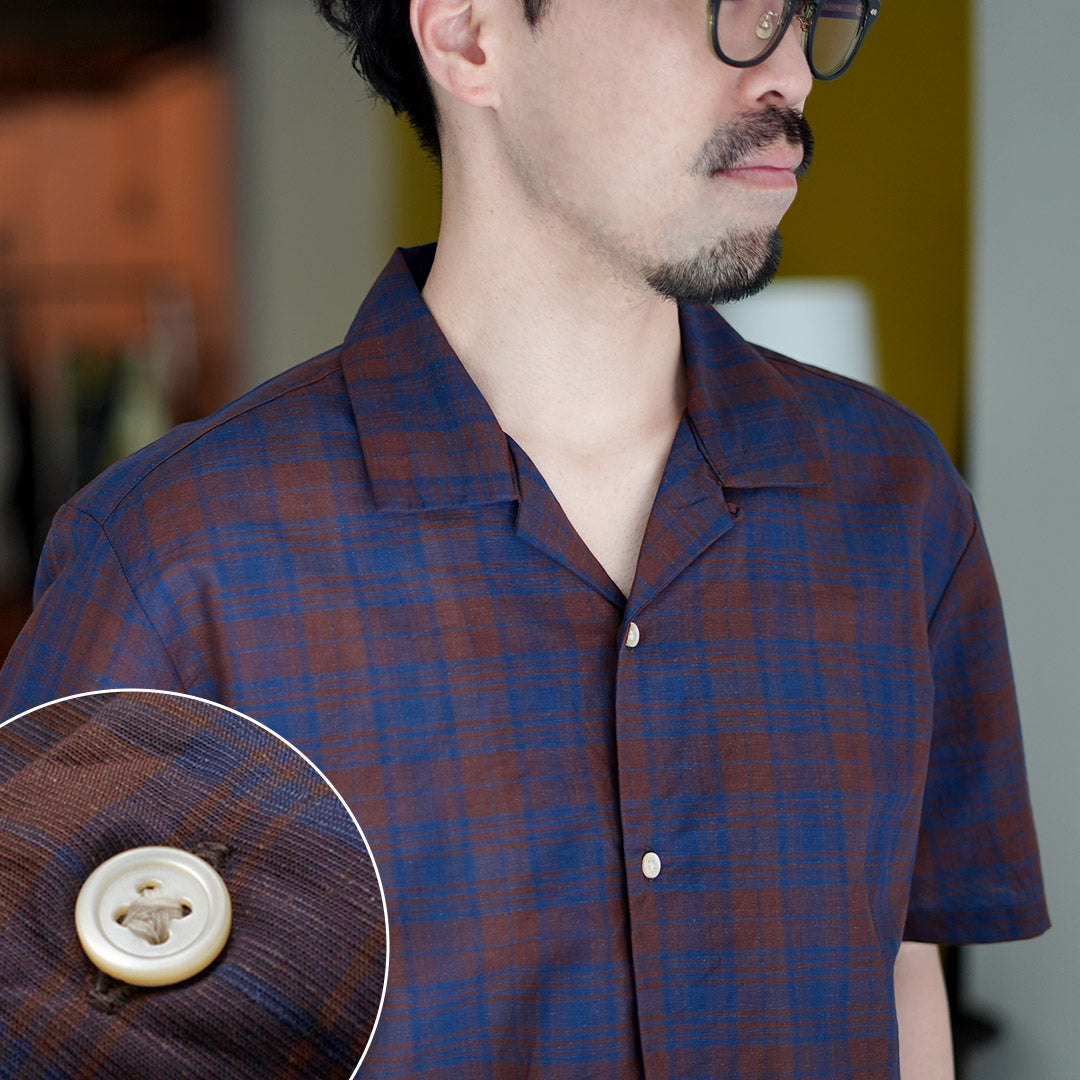 KEMA DESIGNS / 开领短袖衬衫