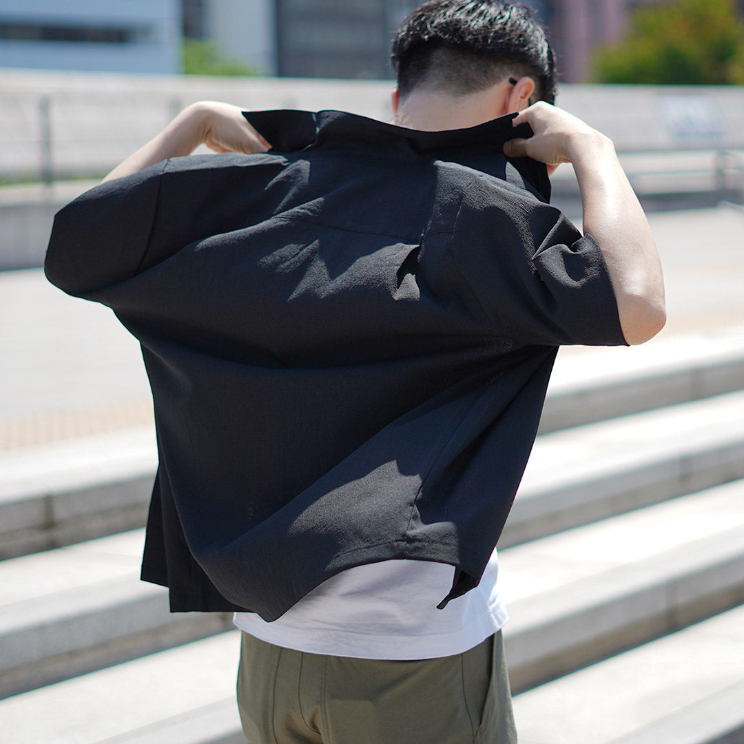 RAG / 圆点空气开领衬衫