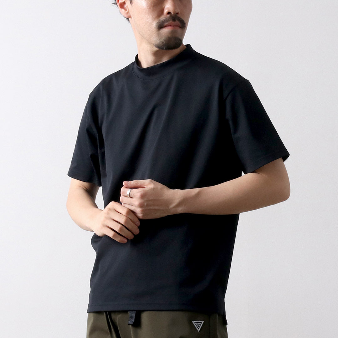 RAG / Soft Cool Mock Neck Short Sleeve T-Shirt