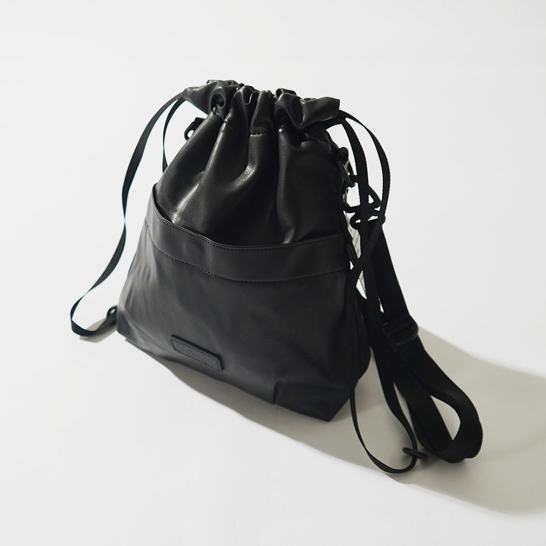 BAICYCLON BY BAGJACK / Sac à cordon en cuir synthétique
